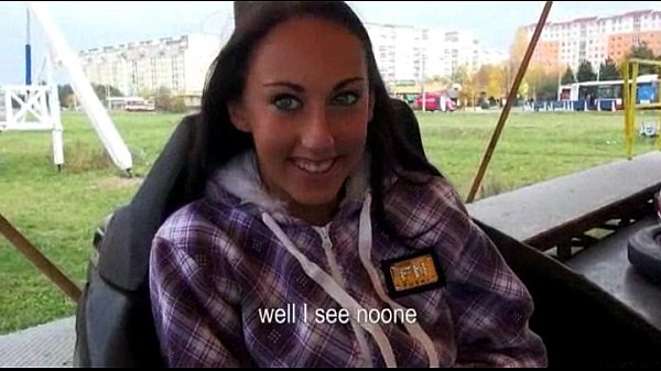 Hot beautiful brunette Czech girlEl Storm nailedfor money