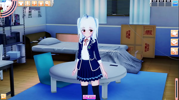 Nonton White Hair Jk | Koikatsu Party thumbnail