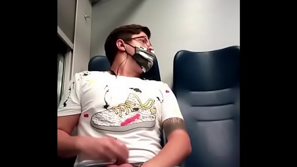 Wank on Train from Italy 