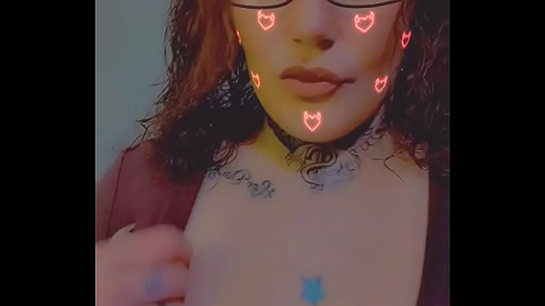 Giving a peek of my titties 