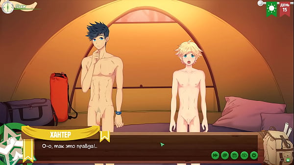 Игра: Лагерь друзей. Эпизод 14. Разговор с Хантером (Русская озвучка) 