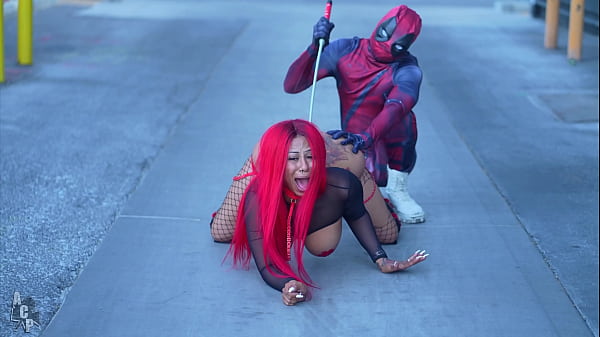 Gibby the clown cosplays super hero and fucks latina slut