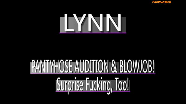 Nonton Ebony Babe Lynn Has Pantyhose Audtion And Ends Up Sucking And Fucking thumbnail