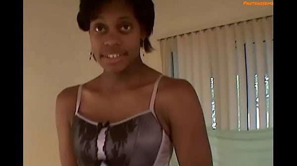 Ebony babe lynn has pantyhose audtion and ends up sucking and fucking