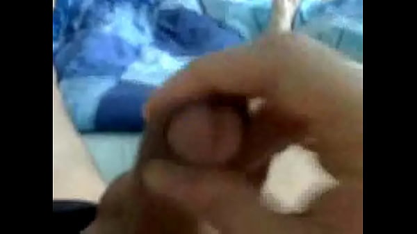 Handjob in bed with cum