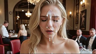Blondy fucked in a restaurant - AI Interactive Video Blondy fucked in a restaurant - AI Interactive Video