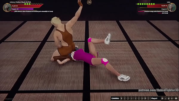 Johnny vs linn nf3d sexual mixed combat femdom 