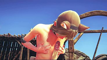 Yaoi Femboy - Hot Sissy Catboy Hardsex With His Owner Video thumbnail
