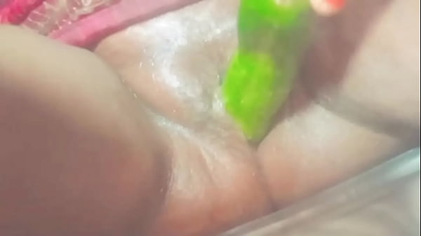Indian village house wife Fuck by cucumber Part_1