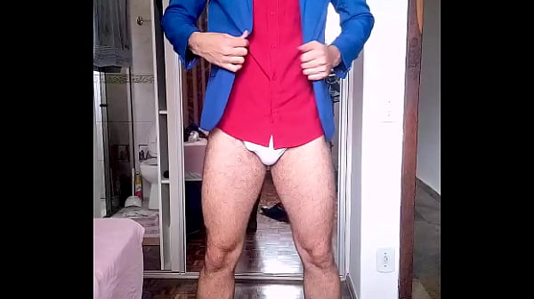 After Work Taking Off my Suit, Socks and Shoes 