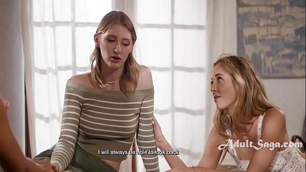 3 babes deal with grief by doing eachtoher 