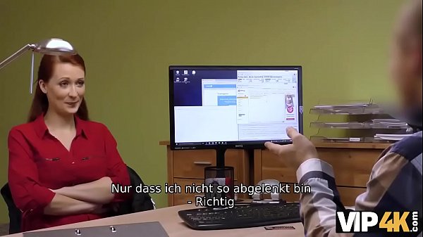 Play MP4 - VIP4K&period; Buxom Ingwer wird beim Casting von Agent hart gefickt