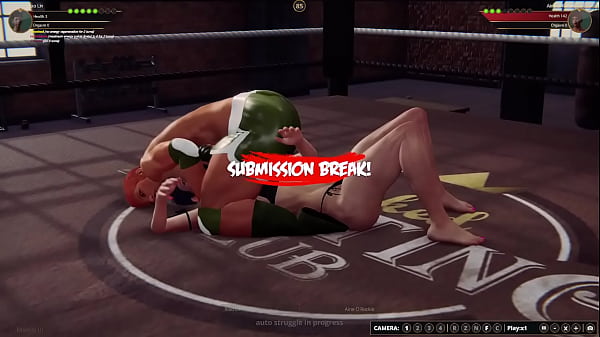 Xiao vs aine nf3d female mma combat ring