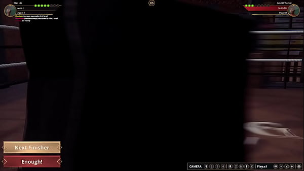 Xiao vs aine nf3d female mma combat ring 