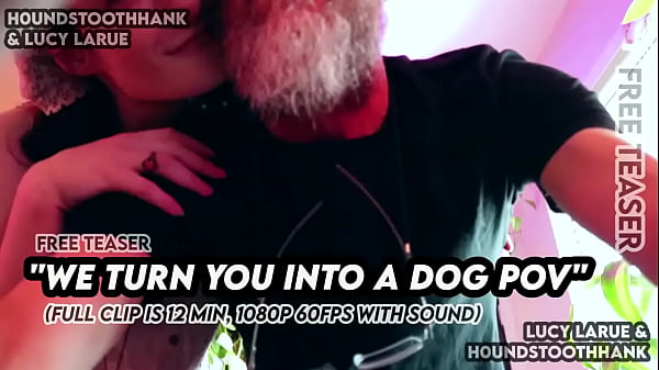 We turn you into a dog pov 