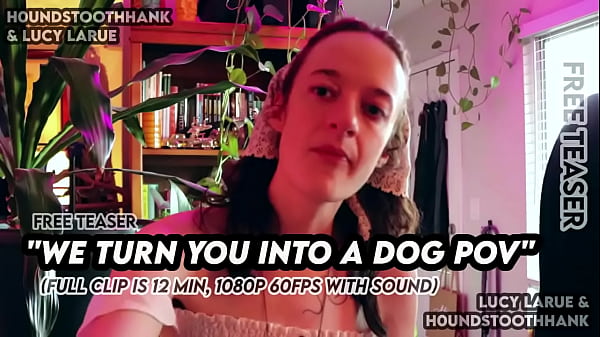 We turn you into a dog pov 