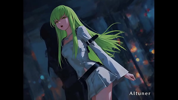 Green hair white shirt and the night she finally lets go