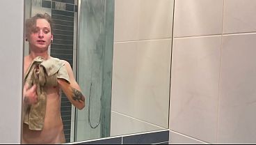 Groping young Stan in the shower...