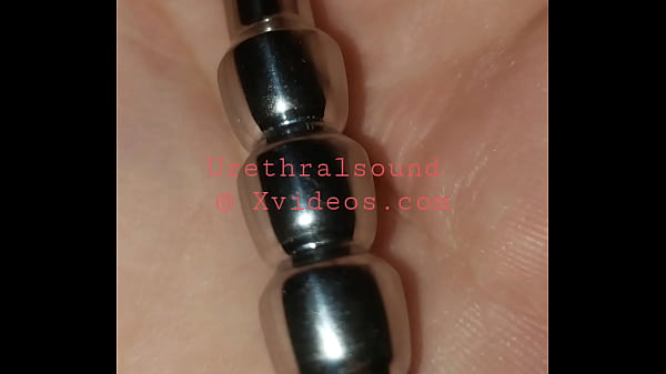 Play MP4 - Cumshot through hollow penis plug