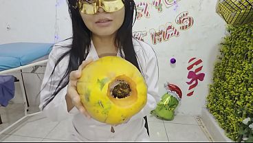 She prescribed me a papaya and this happened the secret method for a rock hard erection you won't believe it 