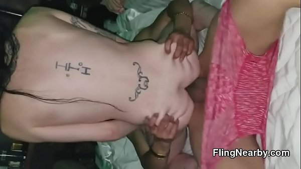 Trashy White Chick Fucks A BBC And Squirts Everywhere 