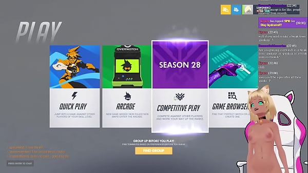 VTuber PlaysOverwatch and Gets Spanked Part_2