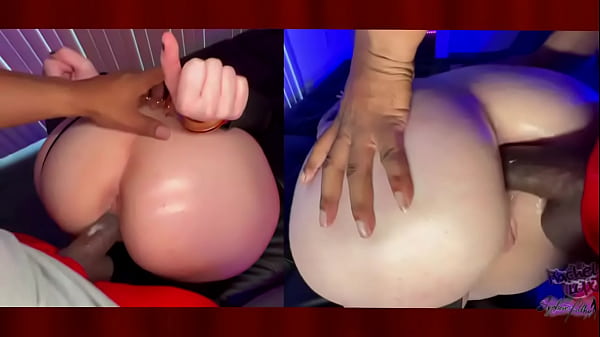 Handcuffed pawg rachel luxe begs for bbc anal creampie