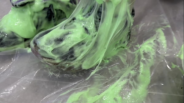 Trashing Sneakers (trainers) With Super Sticky Slime thumbnail