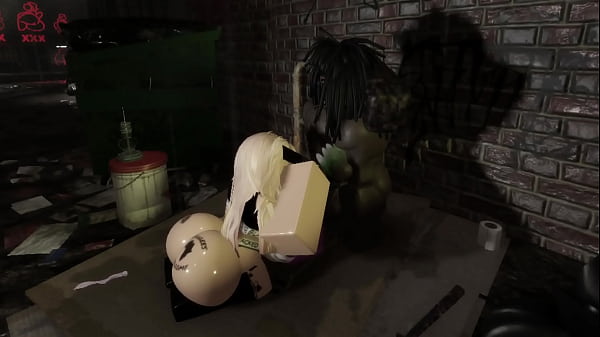 Black guy gets white snowbunny to fuck him at club alleyway