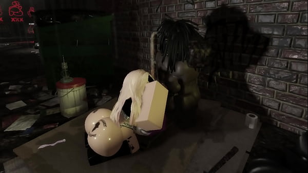 Black guy gets white snowbunny to fuck him at club alleyway