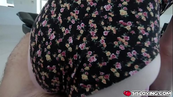 Stepsis grinded on stepbros man meat and let him fuck her hard and_cum inside_her tight pussy