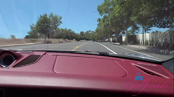 Pov date with aubry babcock going on a ride together and getting her pussy played with gfe 