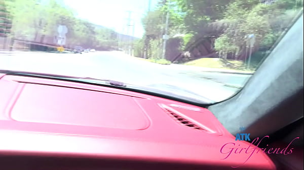 Play MP4 - Amateur Aubry Babcock goes on a ride in the Turbo S and gets that pretty pink pussy fingered