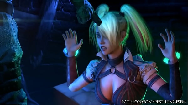 Harley Quinn takes on thug at 