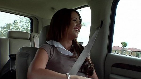 Naughty slut with nice ass rides on the hard dick