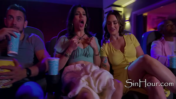 Thick Ass Babe Ditches Her Date To Fuck A Tranny At The Cinema 