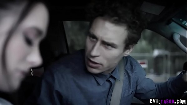 Teen stepsister_Gia Paige caughtby stepbro while havingsex with her boyfriend_She was_blackmalied and_decided_to fuck_with himto keepher secret