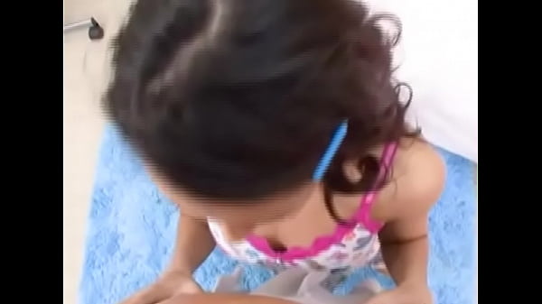 Amia miley 18 yo cutie huge cock pov blowjob and huge cum facial 