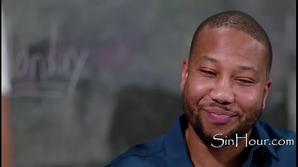 Riding her handsome black psych professor 