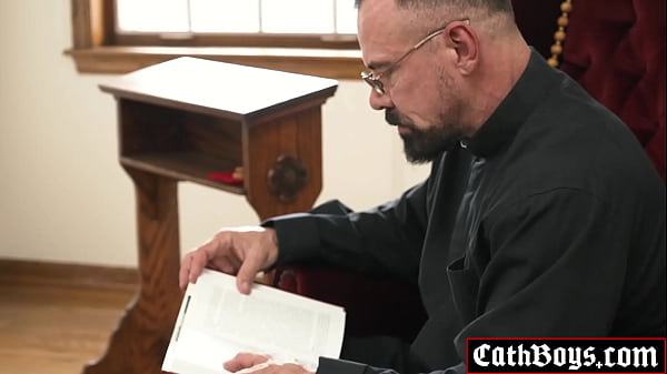 Play MP4 - Holy Fuck&excl; Altar boy Noah White fucked in his virgiinal hole in confessional by unorthodox Priest Max Sargent&excl;