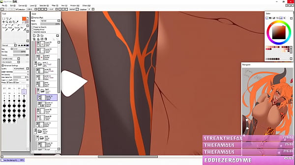 Lewd lair broadcast by luck night on picarto from october twenty third 2019 