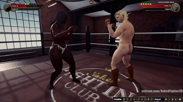 CardiVS Johnny Walker Black_Naked Fighter 3D