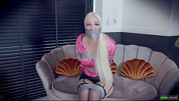 Teenager Blonde Luna Bound And Tape Wrapgagged Bdsm Ep thumbnail