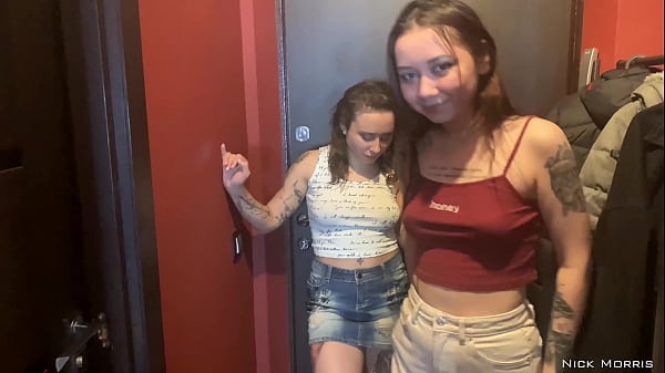 Two beautiful strangers Emily Cortes and Lissa Miss suddenly wanted to try a threesome &bull; Nick Morris 