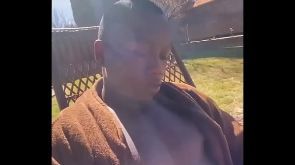 Backyard jack off