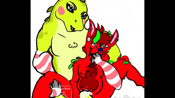 Dragon doggo and dino furry gay fun