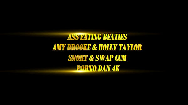 Nonton Dirty Blowjob Swap, Amy & Holly Share Porno Dan's Salty Loads! thumbnail