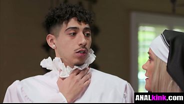 Hesitant Choir Boy Slides His Cock In Her Ass Then Pounds Her Hard - Analkink thumbnail