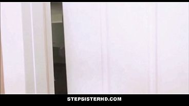 StepSisterHD - Cute Tiny Blonde Teen Step Sister Makes Her Huge Dick Step Brother Feel Better By Letting Him Have Sex With Her POV 