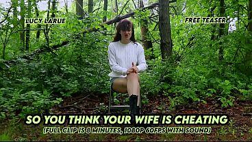 &ldquo_So You Think Your Wife is Cheating&rdquo_